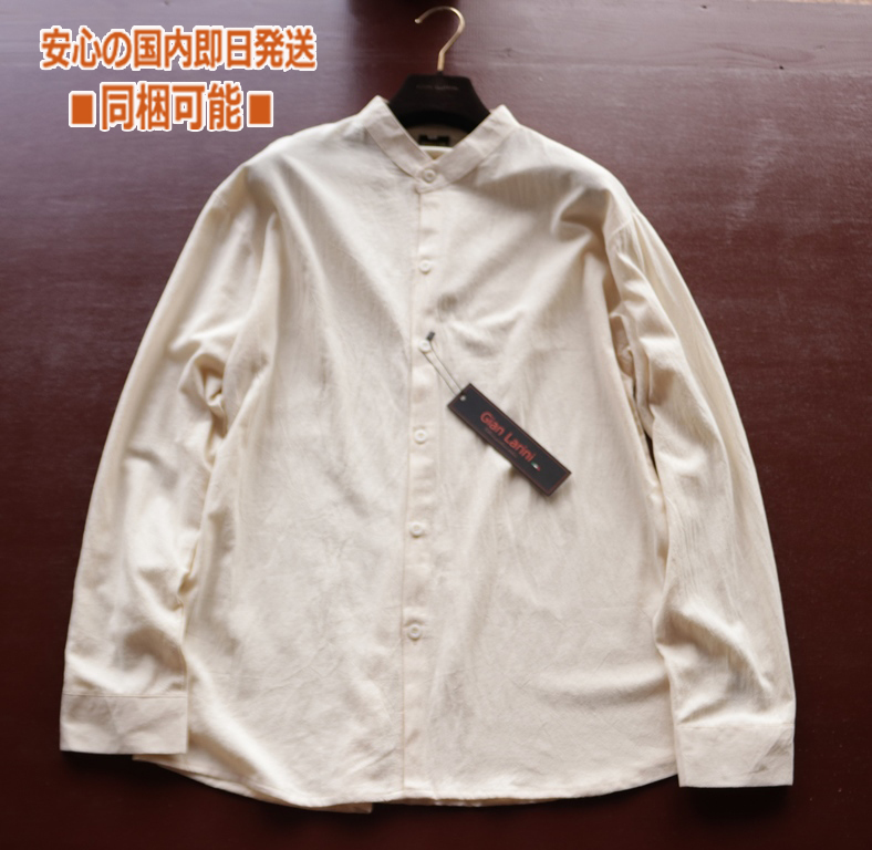 2023年最新】ヤフオク! -ノーカラーシャツ メンズ ジャケットの中古品