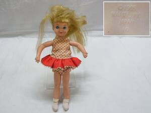  редкий 1965 год .*MATTEL Mattel TUTTItuti кукла * сделано в Японии Raver резина Ben двойной европейская одежда надеты . изменение синий глаз Vintage 60's текущее состояние 60