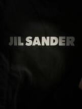 ☆新品未使用JIL SANDER ☆ジルサンダー フロントロゴ　リフレクター　パーカー 黒 Lサイズ　_画像2