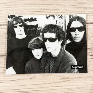 Supreme シュプリーム ノベルティ The Velvet Underground ステッカー【正規品】ヴェルベットアンダーグラウンド