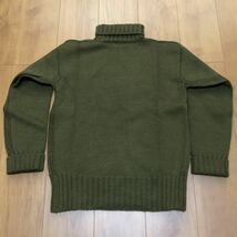 butcher products USN HI-NECK KNIT OLIVE ハイネック ニット 38 atlast&co atlast アットラスト timeworn clothing ブッチャープロダクツ_画像2