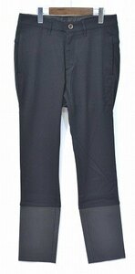 ISAMU KATAYAMA BACKLASH イサムカタヤマバックラッシュ レーヨンストレッチテーパードPT S STRETCH TAPERED PANTS パンツ レザー切替