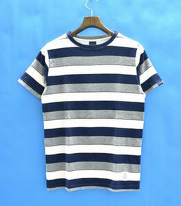 APPLEBUM アップルバム Maple Border T-shirt メープルボーダーTシャツ S NAVY ネイビー Crew Neck S/S Tee クルーネック 半袖