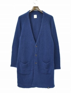 BEDWINbedo wing DRALON KNIT LONG CARDIGAN LOWE гонг long вязаный длинный кардиган 2 NAVY SWEATER свитер &THE HEARTBREAKERS