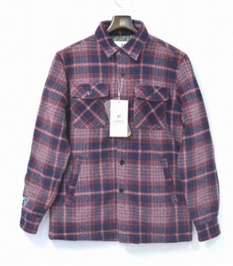 HABANOS ハバノス WOOL SHIRT JACKET ウールシャツジャケット S TCF限定 CHECK チェック PRIMALOFT プリマロフト 中綿キルティング HBNS