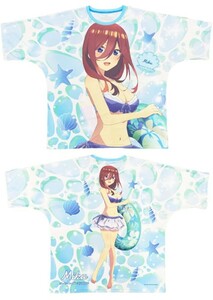 映画 五等分の花嫁 中野三玖 フルグラフィックtシャツ ジートリガー アニメ tシャツ Msize