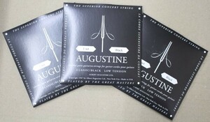 【新品】AUGUSTINE ( オーガスチン ) / CLASSIC BLACK クラシックギター弦　クラシック ブラック 3SET