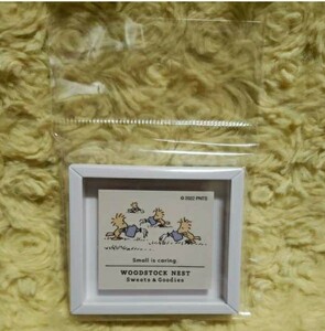  Peanuts Snoopy Woodstock ne -stroke Mini frame magnet 