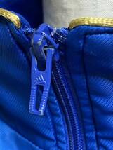 メンズ【adidas★アディダス】ウインドジャケット・裏側メッシュ素材・ブルー／ホワイト／ネイビー・Lサイズ_画像5