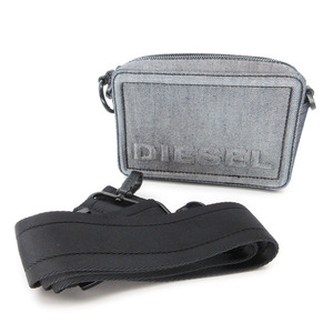 送料無料 超美品 ディーゼル DIESEL ミニクロスボディバッグ ショルダーバッグ ポシェット 鞄 デニム レディース