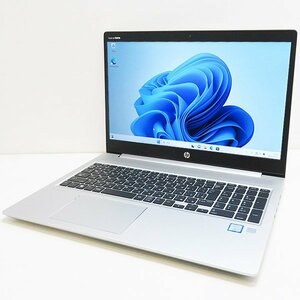 ■HP ProBook 450 G6■Core i5-8265U/8GB/SSD256GB(M.2 NVMe)/Win11Pro-64bit/WLAN/WEBカメラ/15.6型