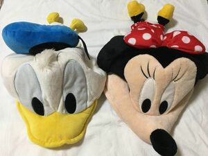 ★ドナルドダック ミニー 被り物 ディズニー 東京ディズニーランド TDR ディズニーシー セット かぶりもの★129