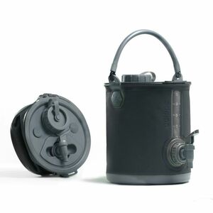 COLAPZ(kolapz) water jug 8L 2in1 Water Carrier&Bucket gray folding Jug bucket outdoor camp 5060269702799