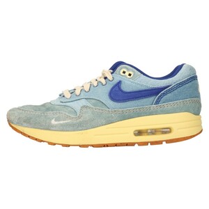 NIKE ナイキ AIR MAX 1 PRM DIRTY DENIM エアマックス1 プレミアムローカットスニーカー デニム DV3050-300 ブルー US8.5/26.5cm