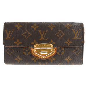 LOUIS VUITTON ルイヴィトン モノグラム エトワール ポルトフォイユ サラ 長財布 ゴールド金具 M66556 ブラウン/ゴールド