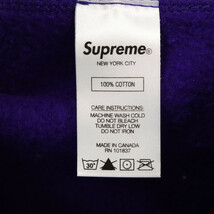 SUPREME シュプリーム 20SS Motion Logo Hooded Sweatshirt モーションロゴ フーデッド スウェットシャツ パーカー パープル_画像6