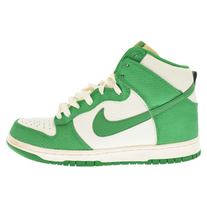 NIKE ナイキ DUNK HIGH SAIL PACK SAIL LUCKY GREEN CELTIC ダンク ハイ ハイカットスニーカー US10/28.0cm 317982-100 ホワイト/グリーン