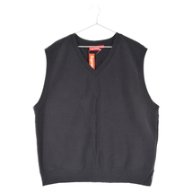 SUPREME シュプリーム 23SS Sweatshirt Vest Vネックスウェットベスト ブラック_画像1