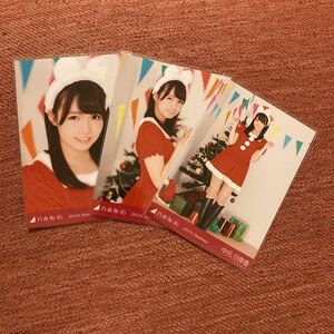 乃木坂46 中元日芽香 生写真 2015 Christmas コンプ