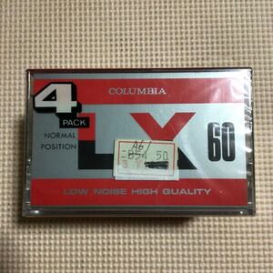 Columbia【コロンビア】LX 60 4パック　ノーマルポジション　カセットテープ4本セット【未開封新品】★