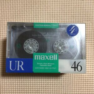 maxell UR 46 4パックx1 ノーマルポジション　カセットテープ【未開封新品】■■