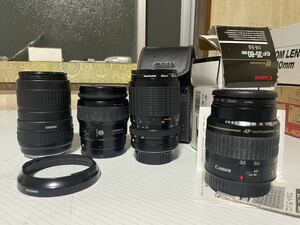 展示品★極美品★Canon★35-80mm★SIGMA★100-300mm★1:4.5-6.7 DL★単焦点★カメラレンズ★まとめ売り★新品あり