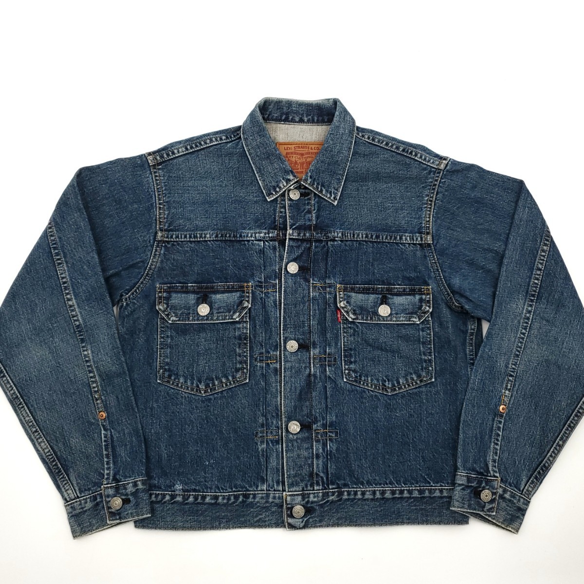 日本製セカンド濃紺 Levi's 71507XX 38ビンテージ復刻Gジャン2nd