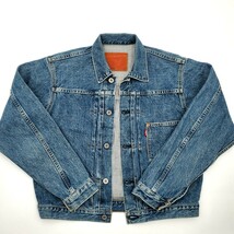 日本製ファースト◆Levi's 71506XX◆38ビンテージ復刻Gジャン1stリーバイスメンズMビッグEデニムジャケットBIGEジージャンLVCレプリカ 216_画像4