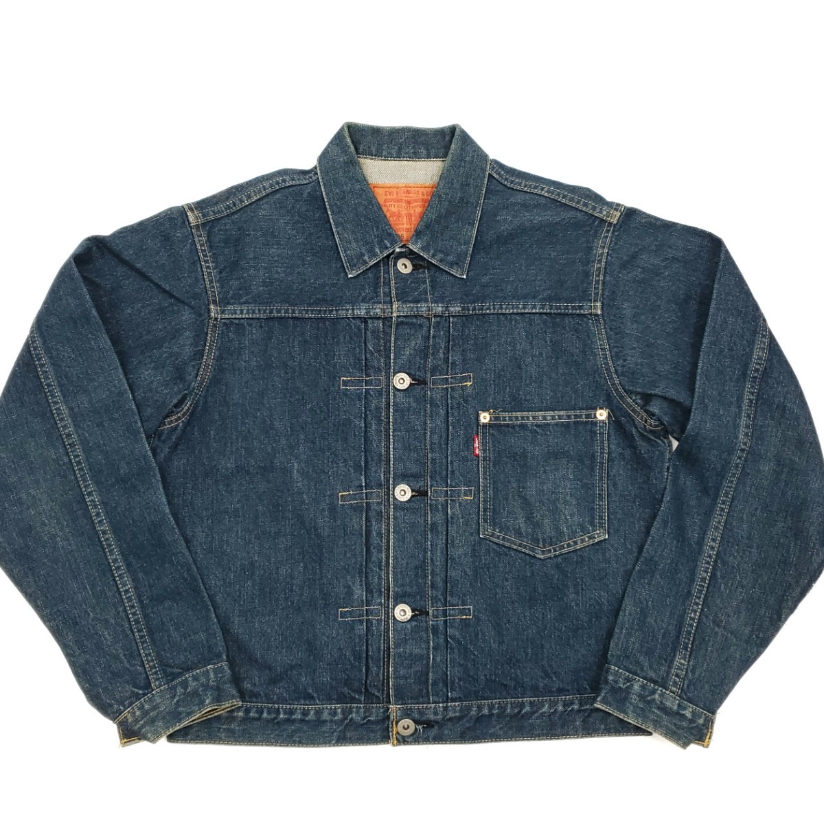 日本製ファースト濃紺 Levi's 71506XX 38ビンテージ復刻Gジャン1st