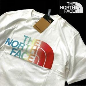 未使用【日本Mサイズ相当/海外Sサイズ】ノースフェイス コットン クルーネックTシャツ 海外輸入 【THE NORTH FACE】