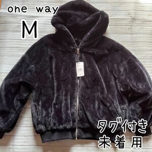 【未着用　未使用】one way ジャンバー ブルゾン モコモコ Mサイズ