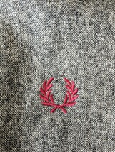 【美品】フレッドペリー　FRED PERRY　スイングトップ　ジップアップ　サイズ40 ウール＆ナイロン　グレー_画像3