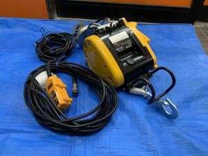 013♪おすすめ商品♪RYOBI リョービ 電動ウィンチ WI-62 ワイヤー付け替え品揚程不明　コンセントひび有