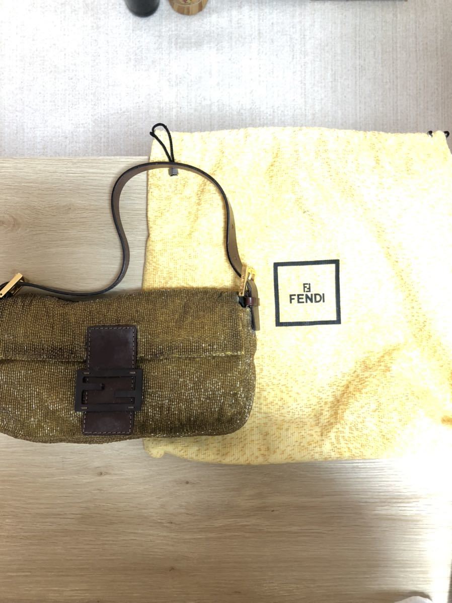 2023年最新】ヤフオク! -fendi ショルダーバッグ イエロー レザーの