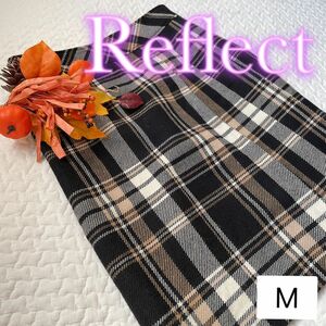 美品　Reflect リフレクト　M レディース　秋服　冬　チェック柄　かわいい　膝丈　スカート