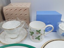 ▼カップソーサー・大皿など大量おまとめ WEDGWOOD/ノリタケ/HOYA/大倉/アダム＆イブなど 現状品 中古品 未開封アリ▼管理番号1_画像2