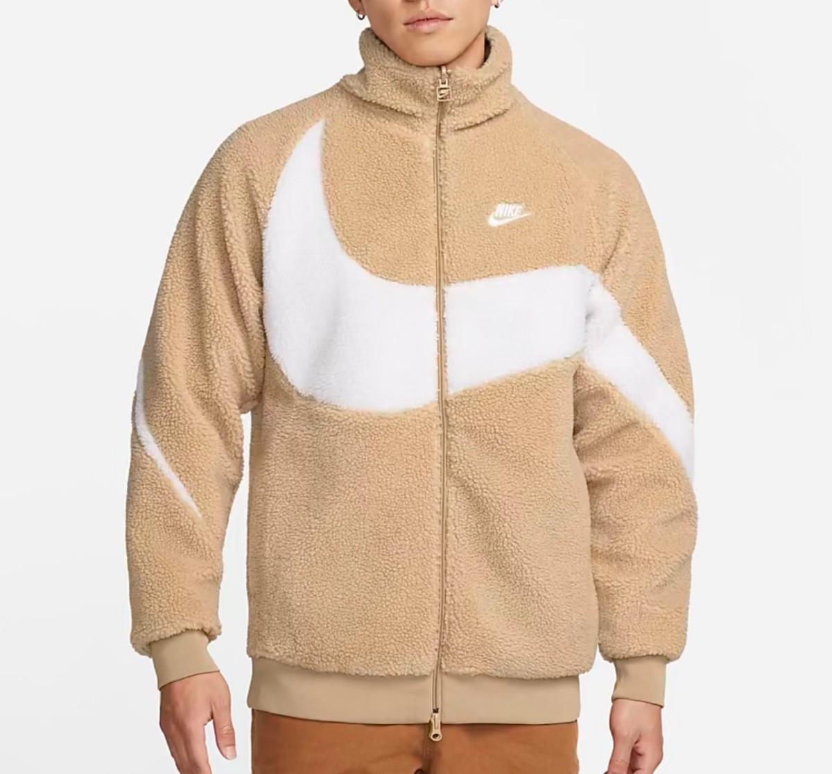 NIKE SWOOSH JACKET ボアジャケット ナイキ FULL ZIP の商品詳細