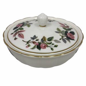 ☆Wedgwood ウェッジウッド ボンボンディッシュ HATHAWAY ROSE 蓋物 小物入れ