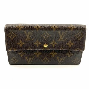 LOUIS VUITTON ルイヴィトン モノグラム ポルトフォイユ・サラ 長財布 マロン M61726