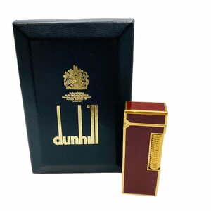 Dunhill ダンヒル ローラーガスライター ワインレッド 系 着火未確認