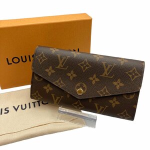 LOUIS VUITTON ルイヴィトン 未使用品 モノグラム ポルトフォイユサラ フューシャ 現行 長財布