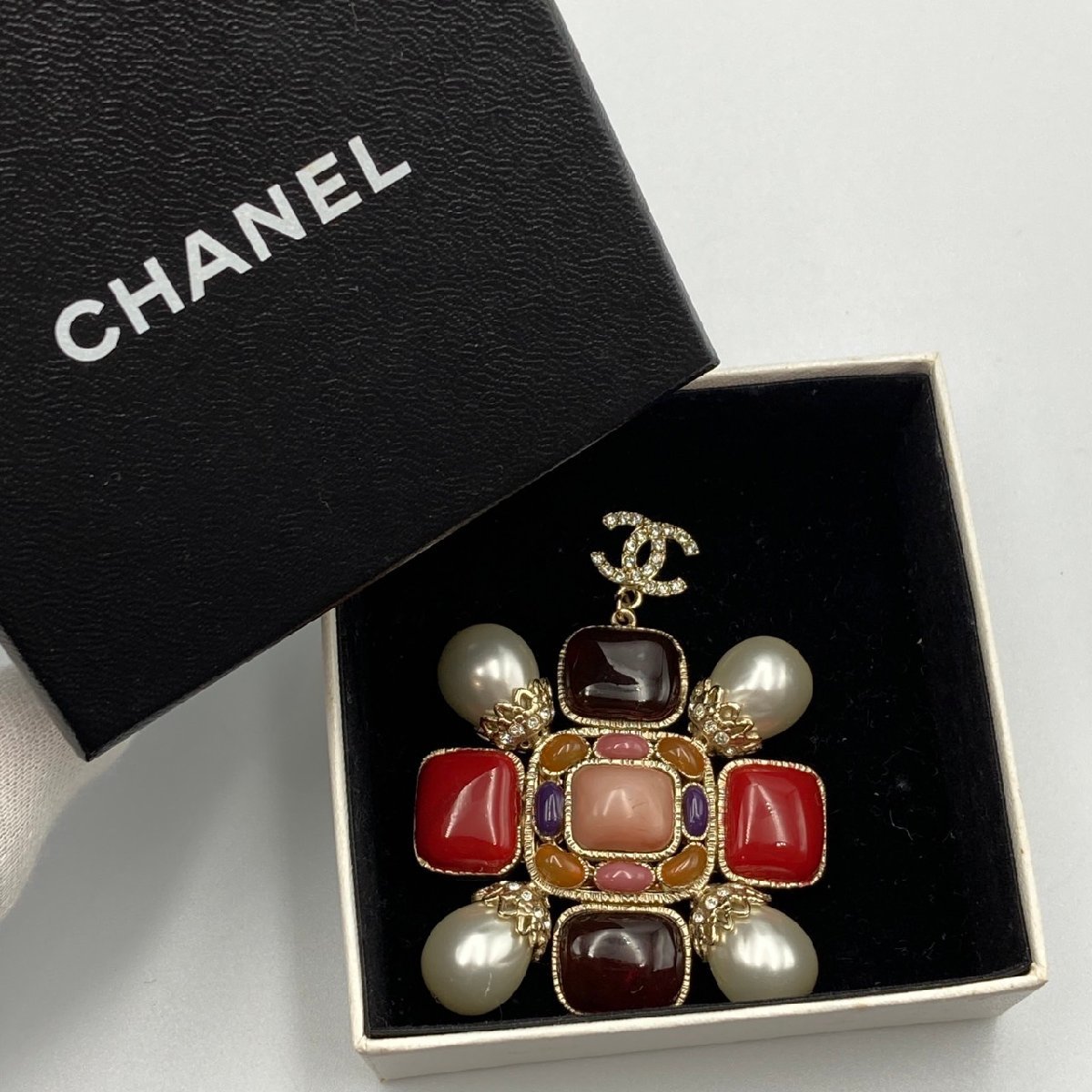 年最新Yahoo!オークション  chanel ブローチ パールの中古品