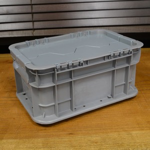  container box opening and closing cover attaching plastic [ small ] loading piling storage box basket basket stocker storage case storage box 