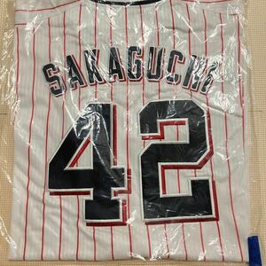 坂口 智隆 ユニフォーム XL東京 ヤクルト スワローズ ホーム ユニホーム オリックス バファローズ マジェスティック Majestic 