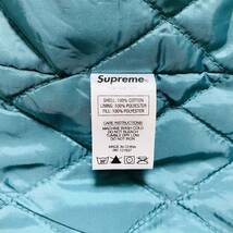 Supreme Arc Logo Quilted Flannel Shirt Green Black S 19aw 2019年 緑 グリーン ブラック アーチロゴ キルティング フランネル シャツ_画像6