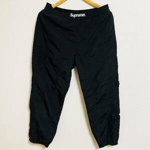 Supreme Paneled Warm Up Pant Black White S 19aw 2019年 黒 白 ブラック ホワイト パネル ウォーム アップ パンツ ナイロンパンツ