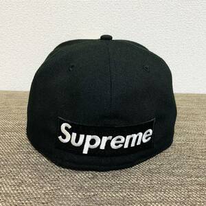 新品 Supreme Reverse Box Logo New Era Cap Black 59.6cm 7 1/2 21ss 2021年 黒 リバース ボックスロゴ ニューエラ キャップ 新品未使用