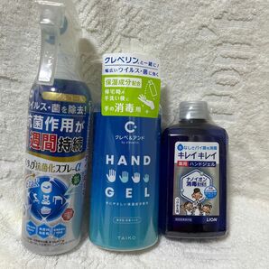 タック抗菌化スプレー　キレイキレイハンドジェル　クレべ&アンド300ml