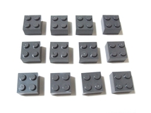 凸レゴ凸　%3003　2x2ブロック（新濃灰）　12個_画像1