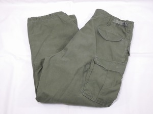 レア 70s 78年製 ビンテージ US ARMY ミリタリー M-65 SHADE 107 フィールド トラウザーズ カーゴ パンツ L-R 60s 50s M-51 USMC USAF